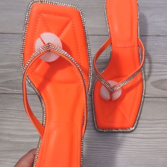 (15-2503) Camssoo Women's Sandals  Open Toe Sz 37 (6.5) - Picture 9 of 11